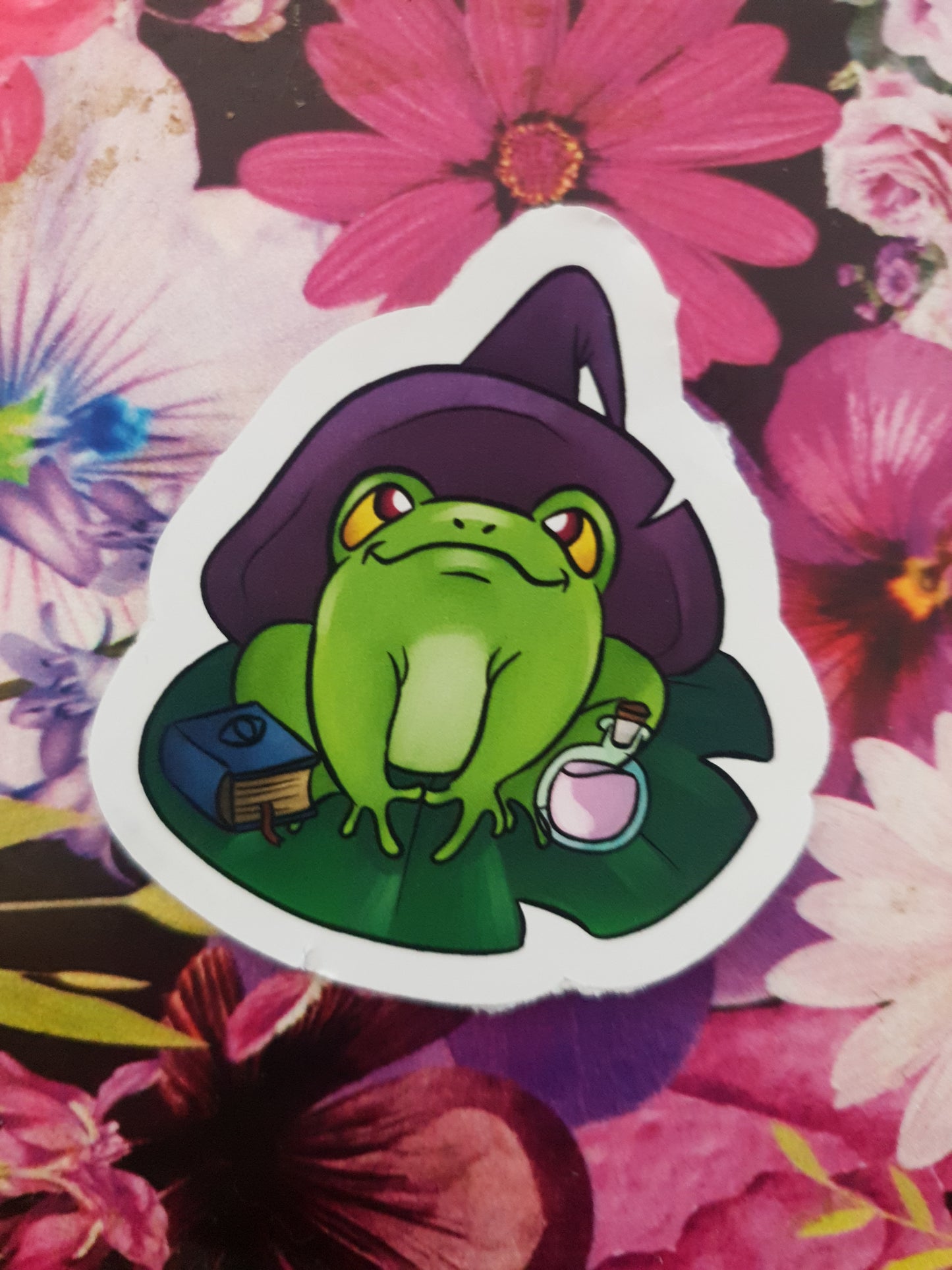 Wizard Frog Sticker
