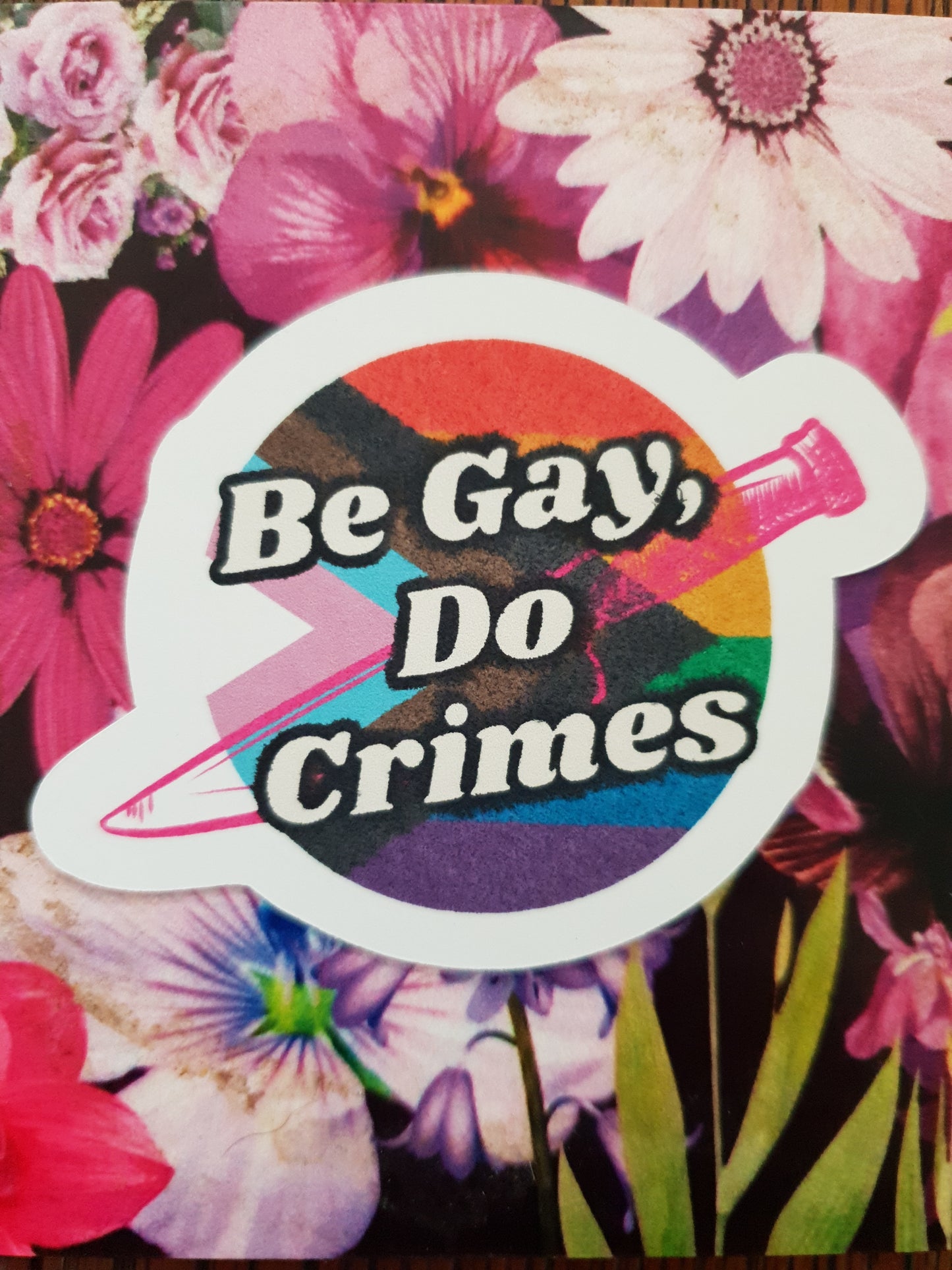 Be Gay Do Crimes Sticker