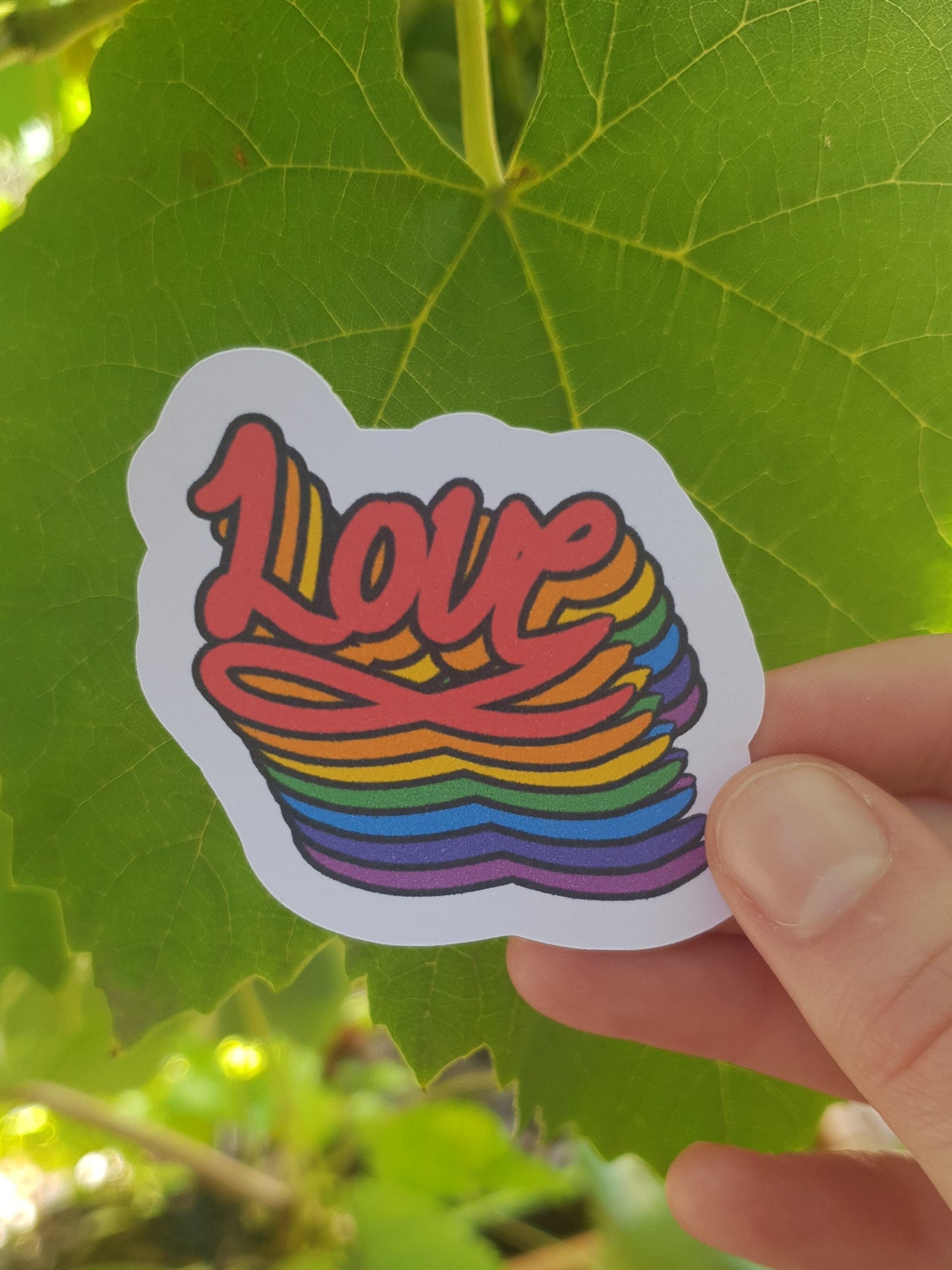 Love is a Rainbow sticker