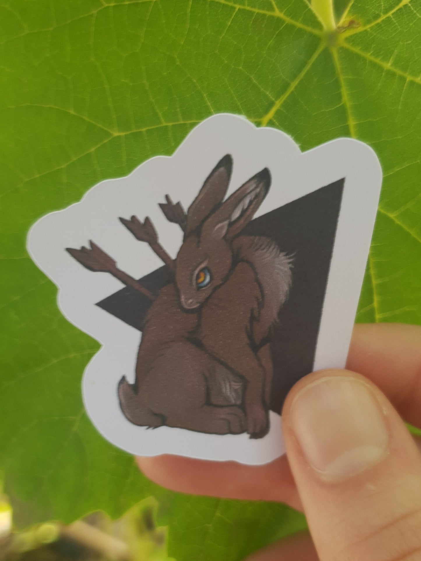 Hunted Hare sticker