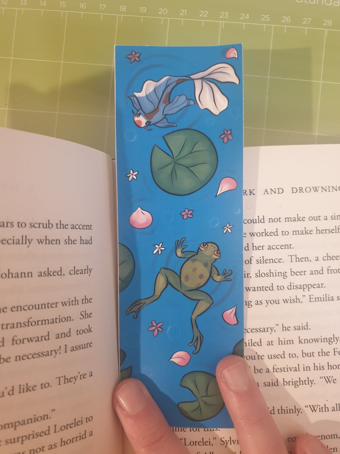 Frog Pond Bookmark