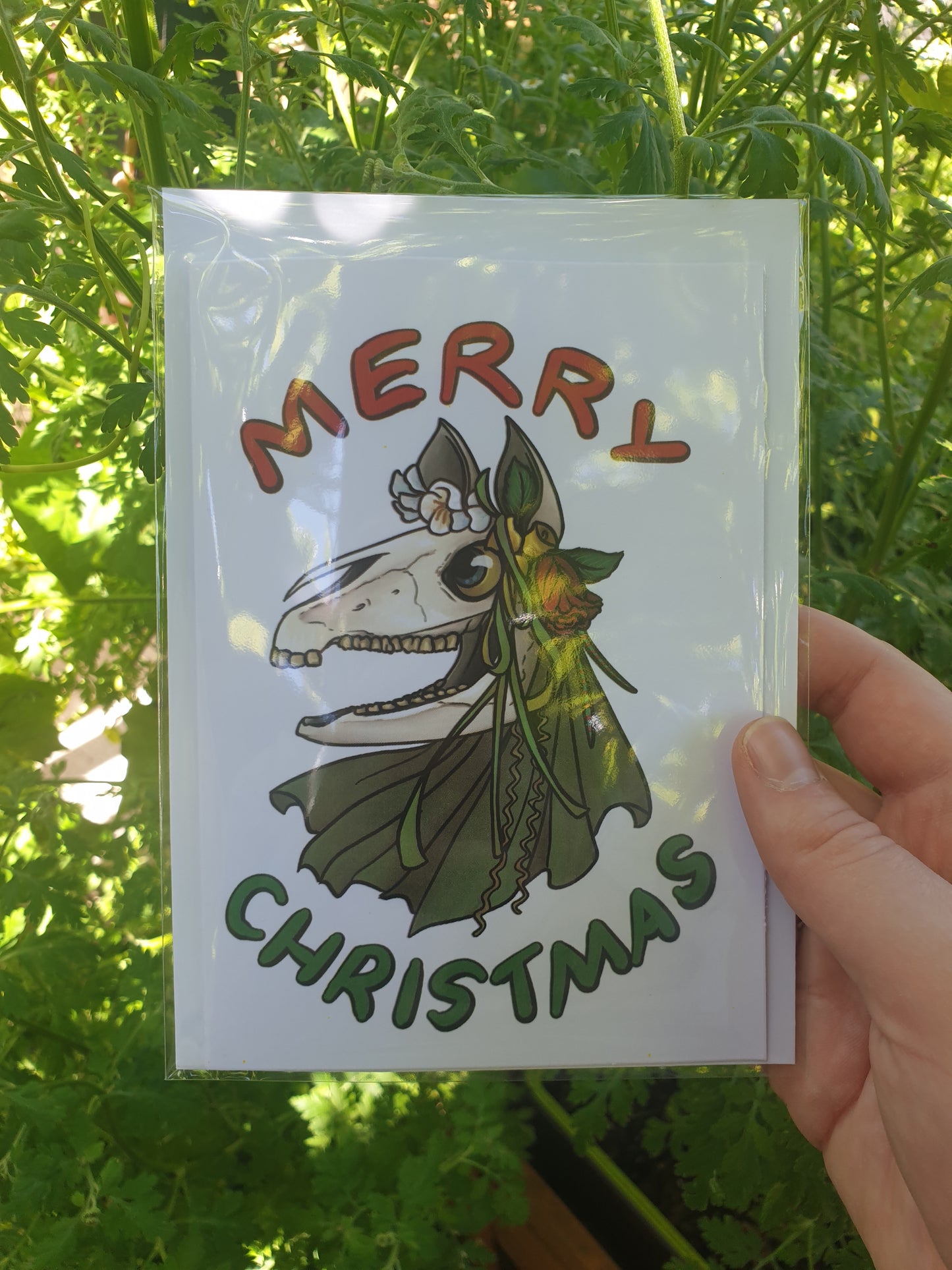 Mari Lwyd Christmas Card