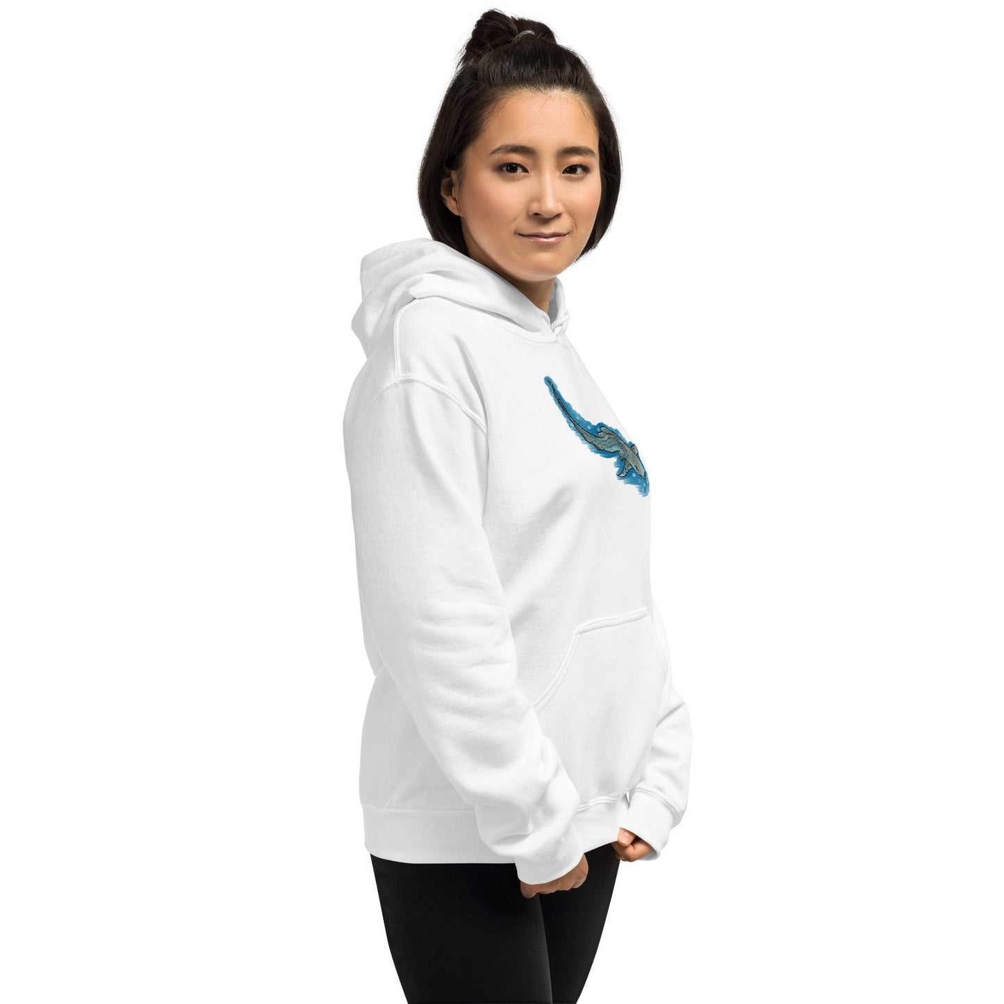 Leopard Shark Unisex Hoodie - Chronically Crafting