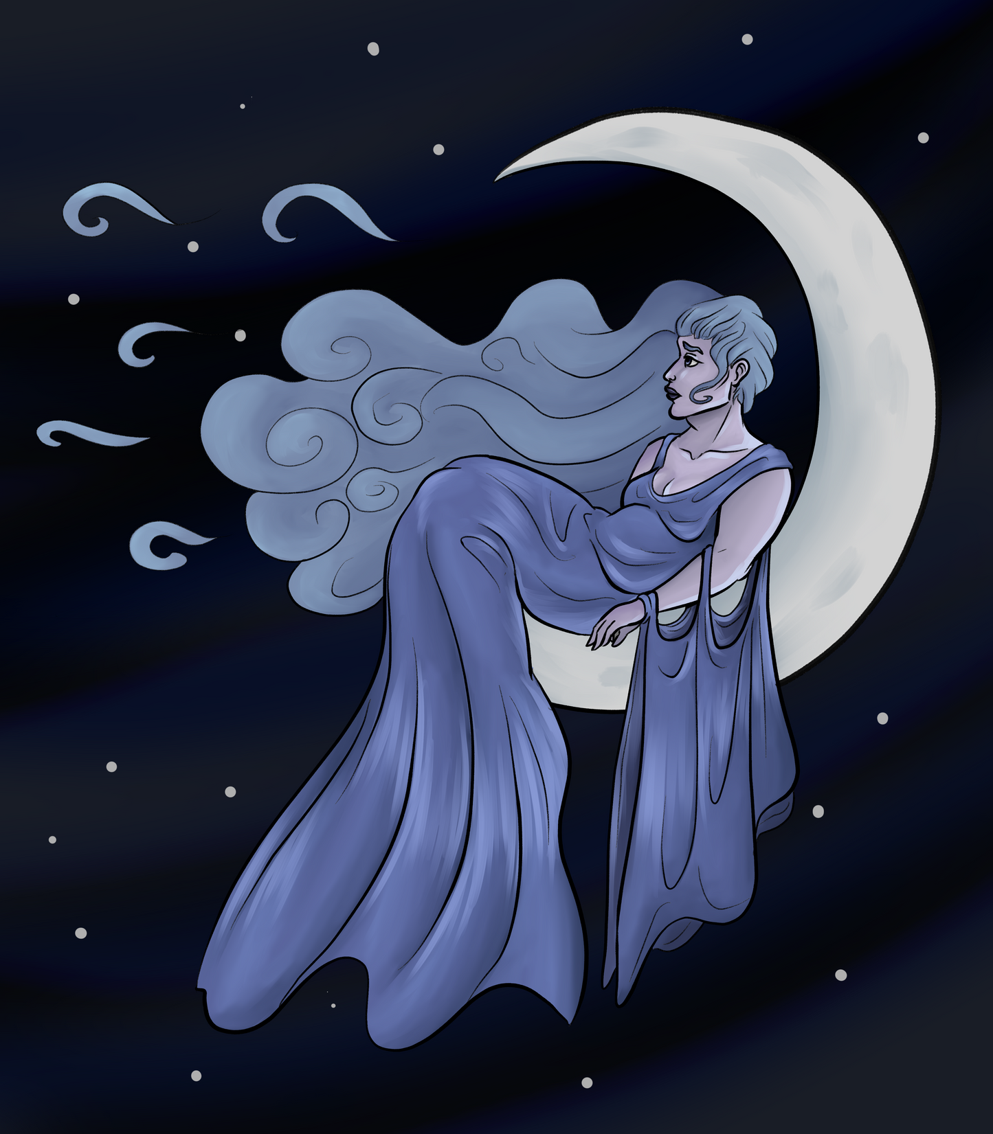 Moon Mantra | Small Art Print
