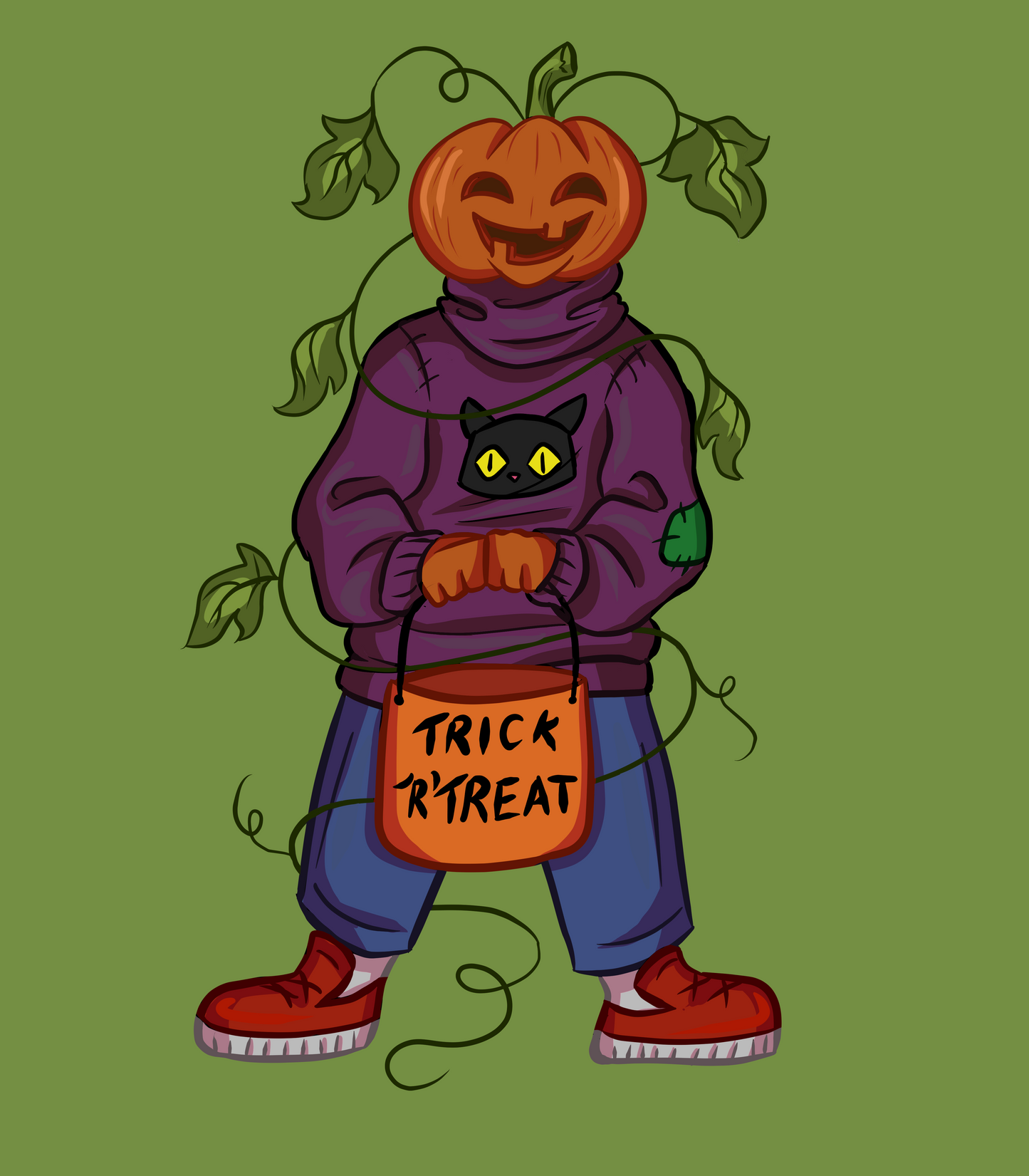 Pumpkin Boy | Large Print