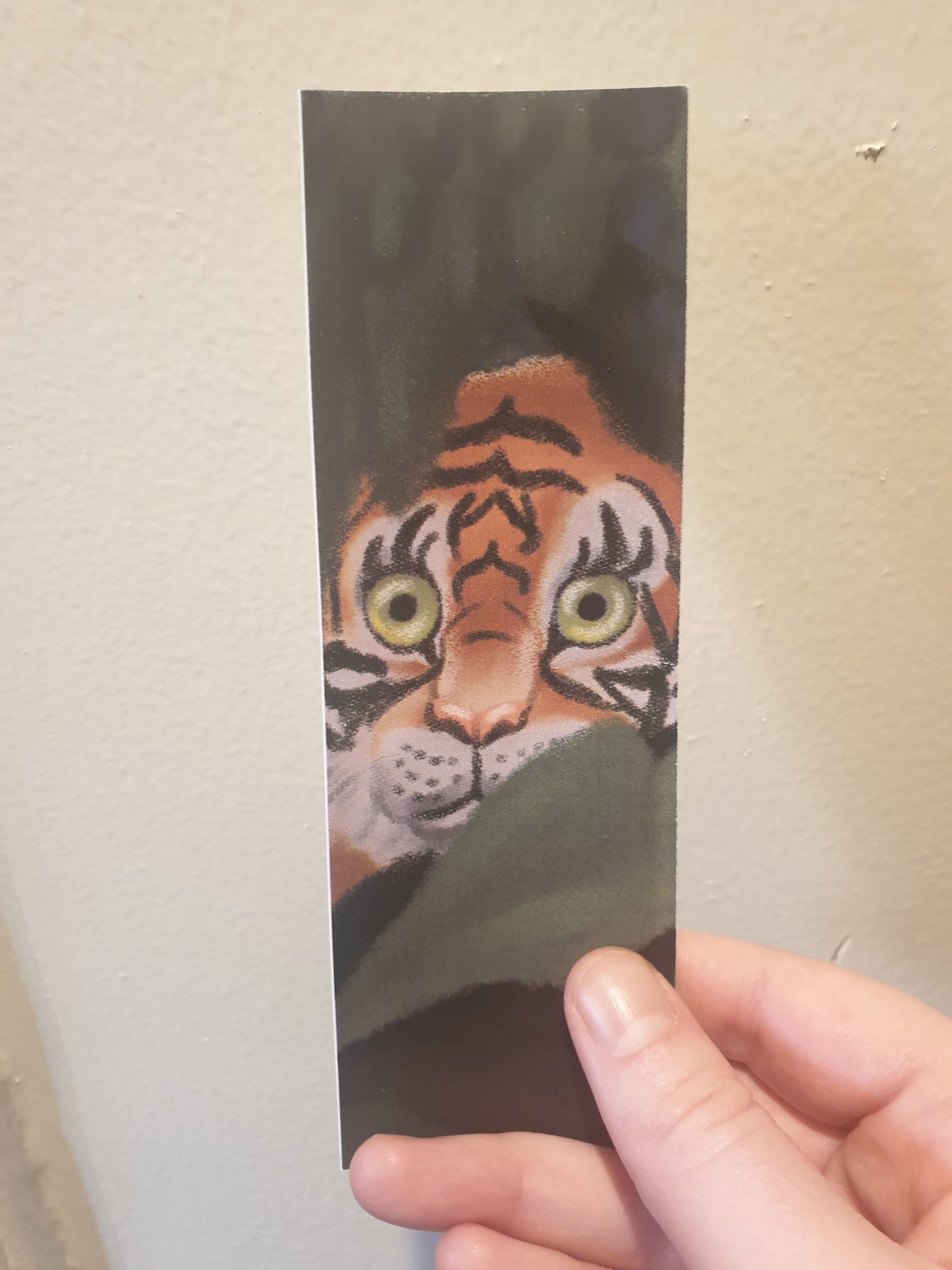 Tiger, Tiger bookmark - Chronically Crafting