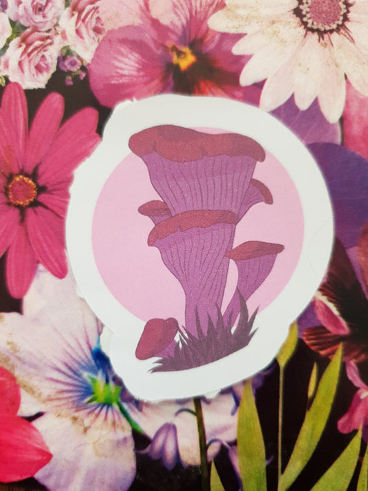 Purple Mushroom and Moon