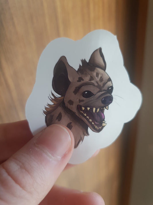Hyena Head sticker