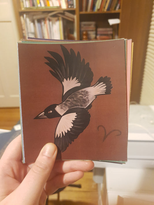 Zodiac Birds mini prints