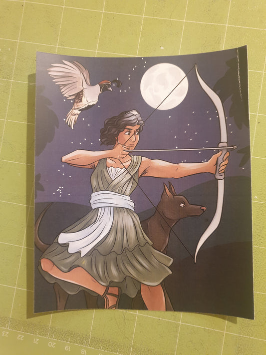 Artemis Goddess Art Print