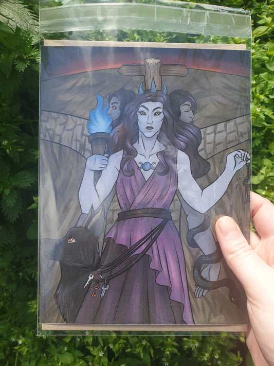 Hekate Goddess Art Print (Large)