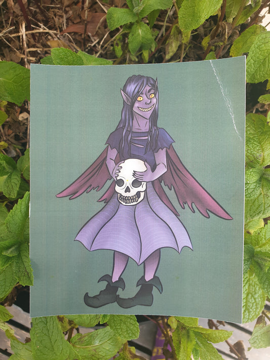 Scary Fairy | Large Art Print
