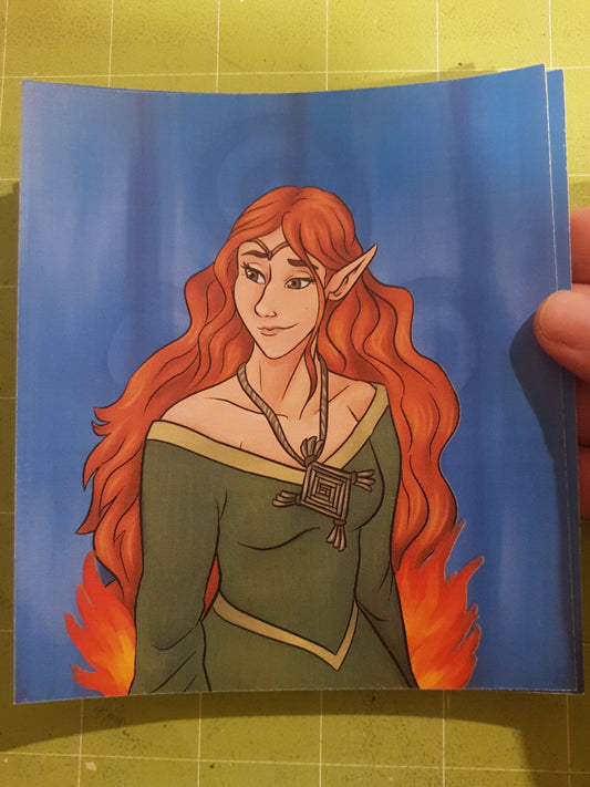 Brigid Goddess Print - Chronically Crafting