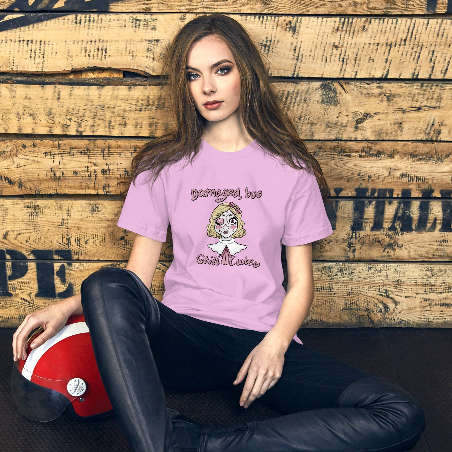 Damaged But Still Cute | Unisex t-shirt - Chronically Crafting