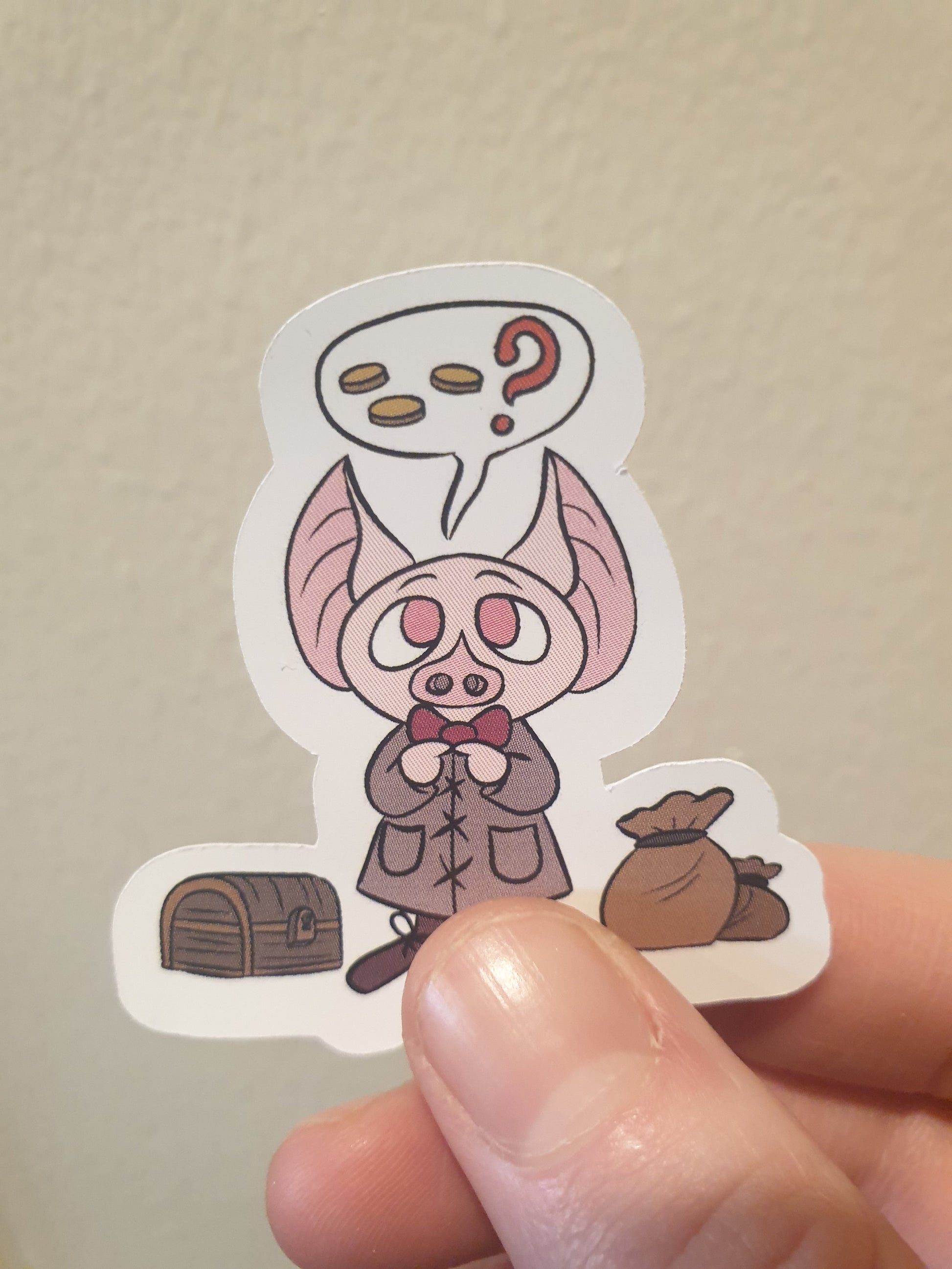 Goblin Merchant sticker - Chronically Crafting