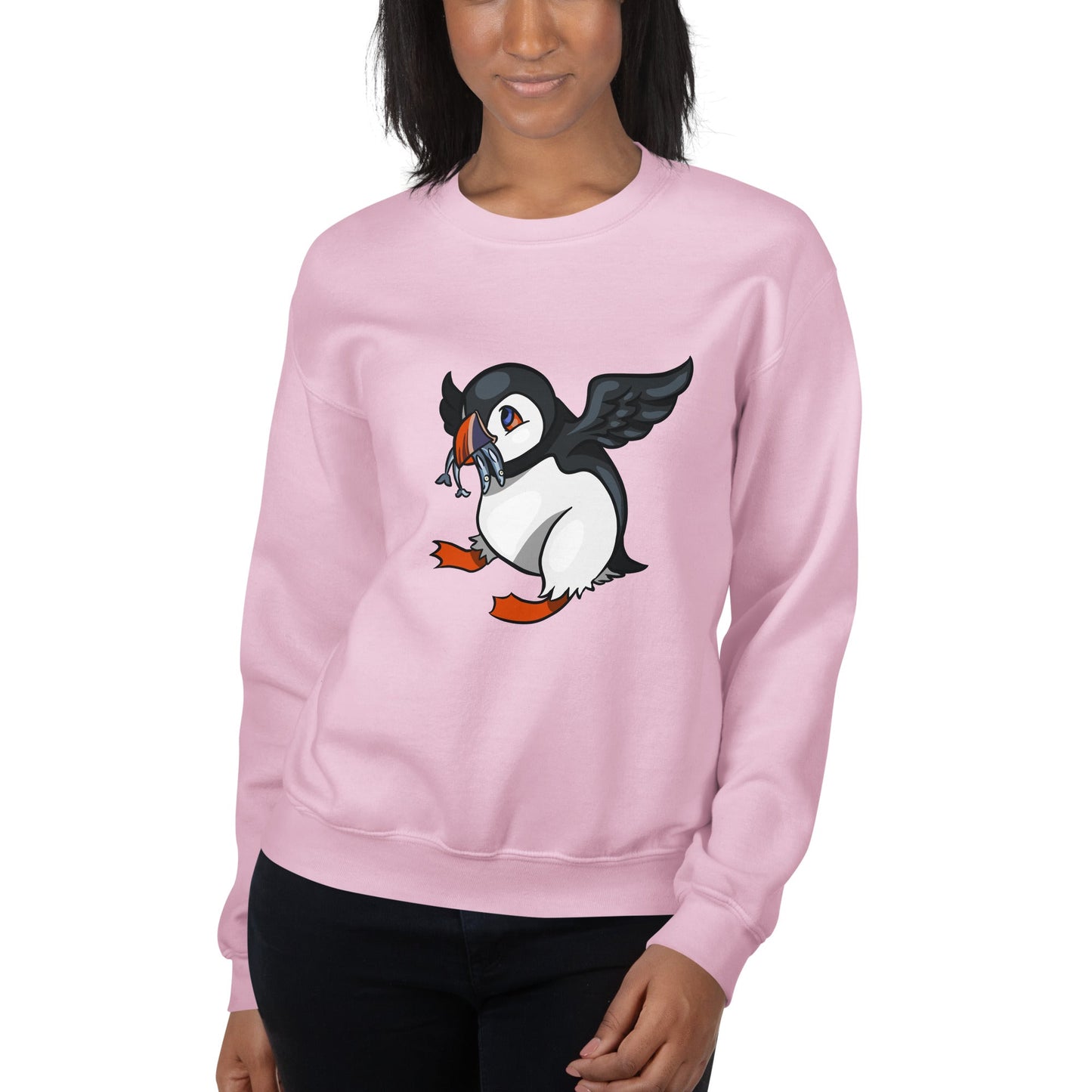 Hungry Puffin Unisex Sweatshirt - Chronically Crafting