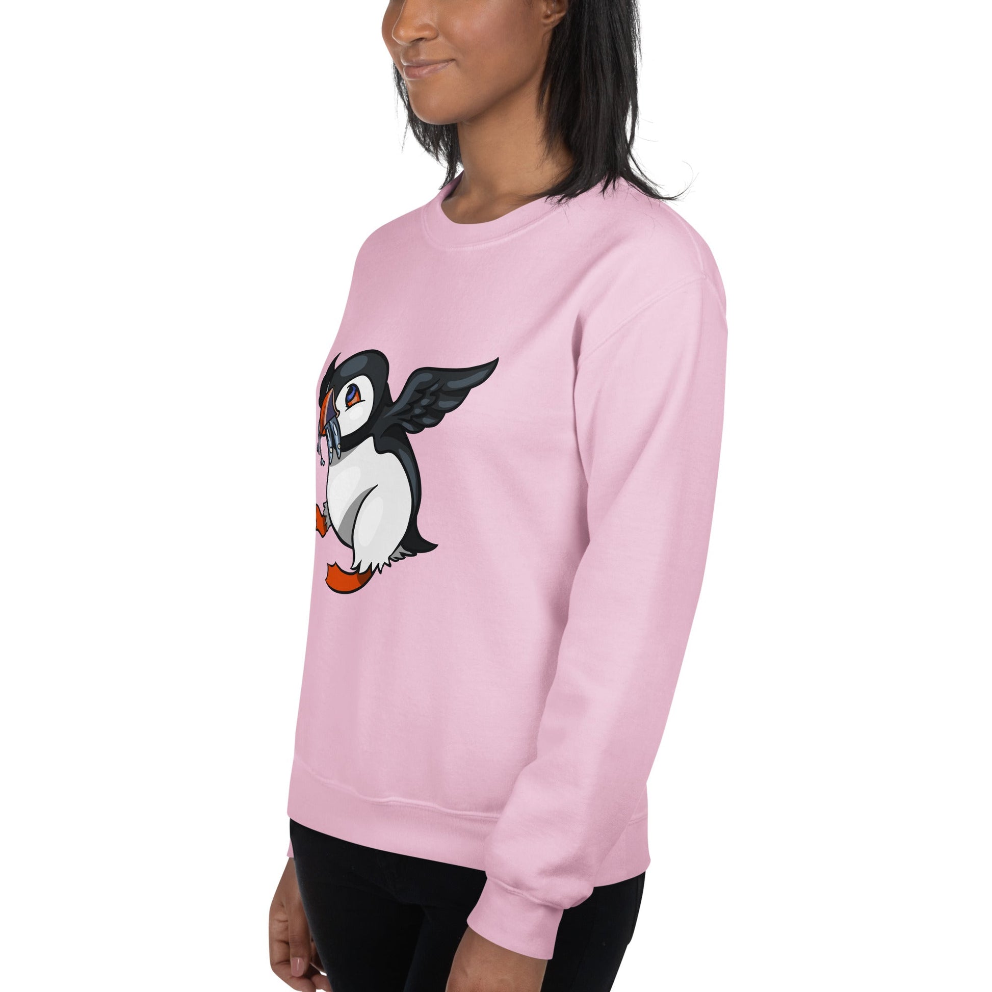Hungry Puffin Unisex Sweatshirt - Chronically Crafting