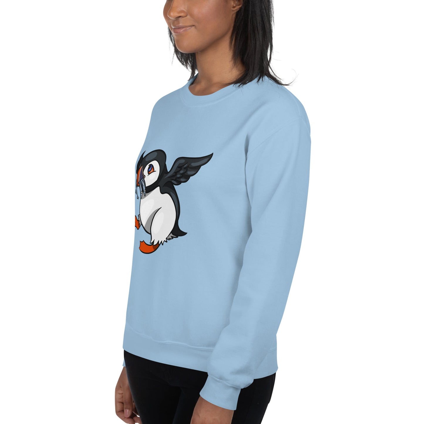 Hungry Puffin Unisex Sweatshirt - Chronically Crafting