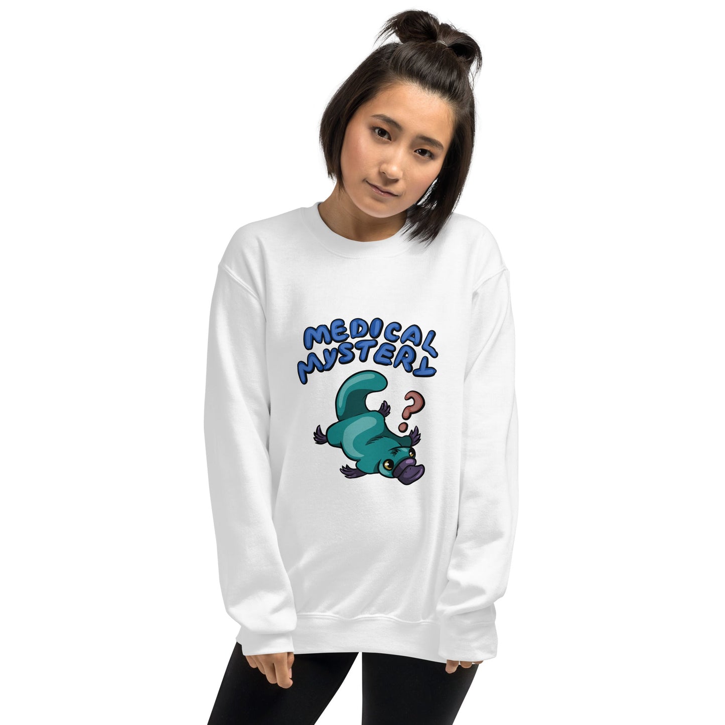 Medical Mystery Platypus Sweatshirt - Chronically Crafting