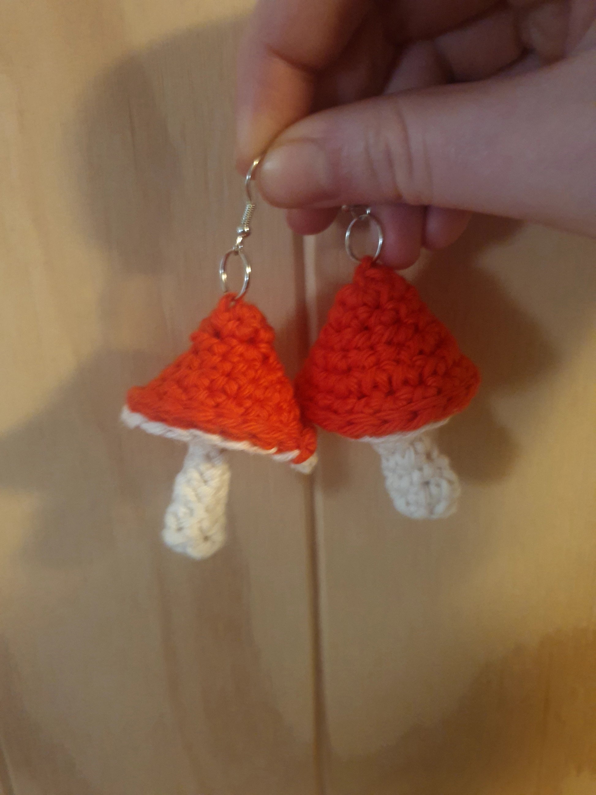 Mushroom Earrings - Chronically Crafting