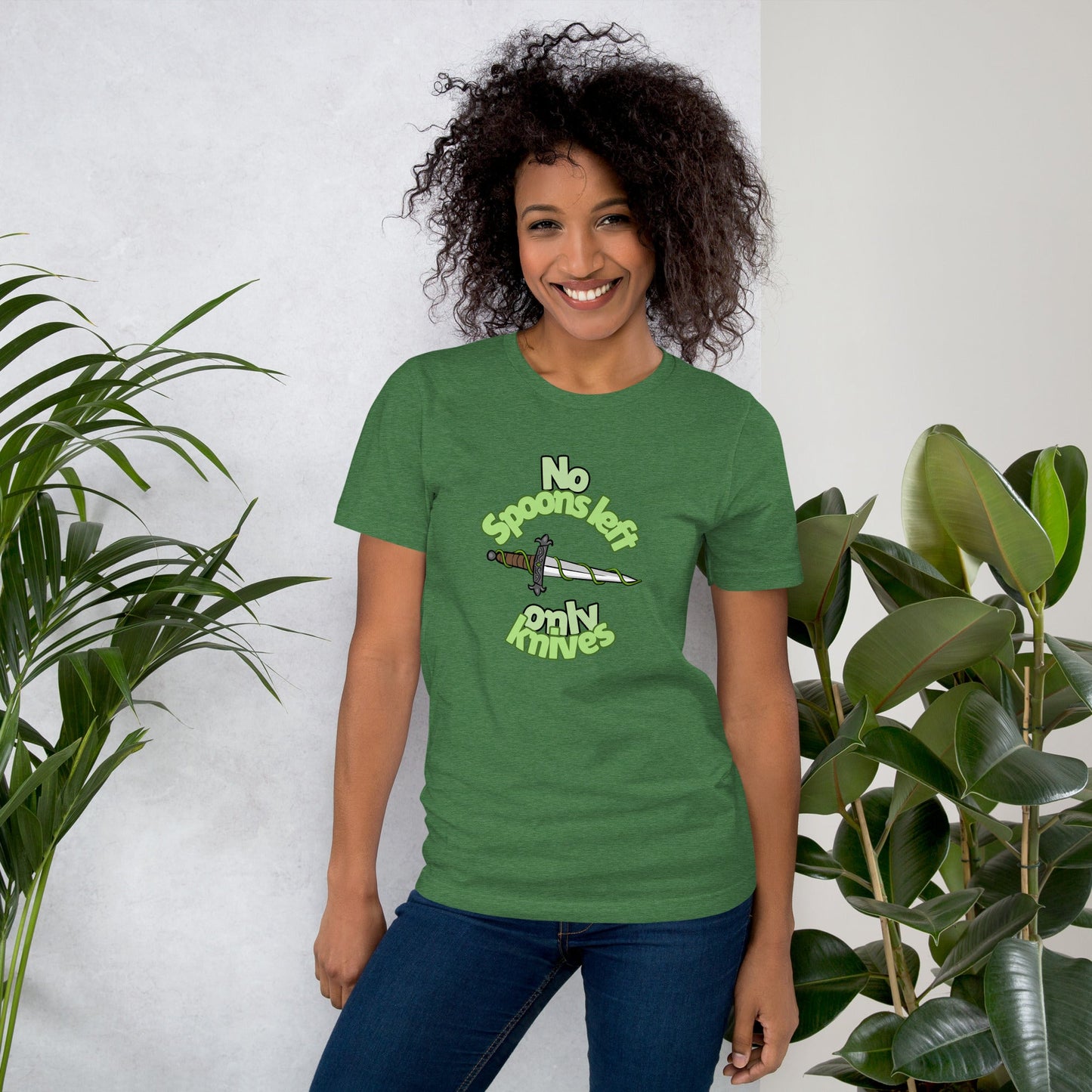 No Spoons Only Knives | Unisex t-shirt - Chronically Crafting