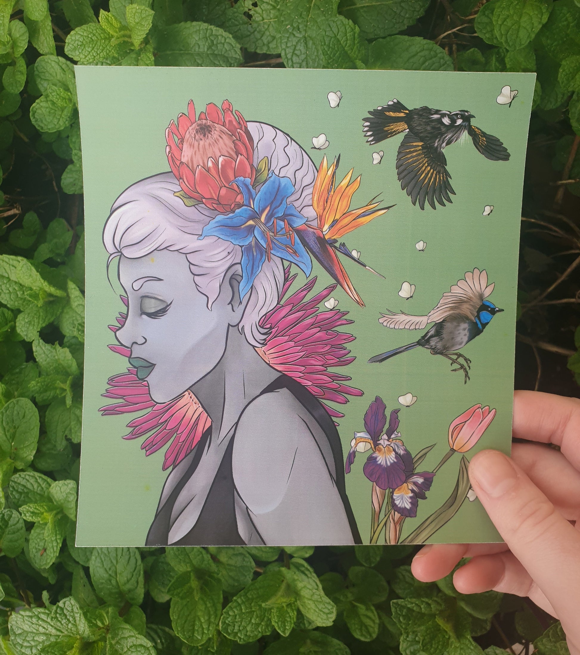 Spring Blooms Within You | Large Botanical Art Print - Chronically Crafting