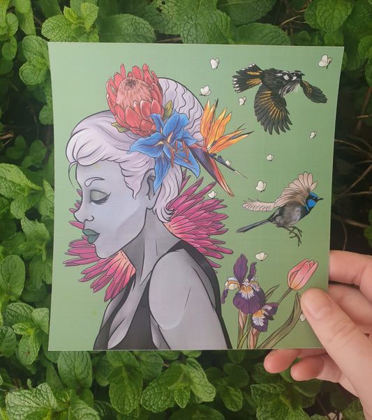 Spring Blooms Within You | Large Botanical Art Print - Chronically Crafting